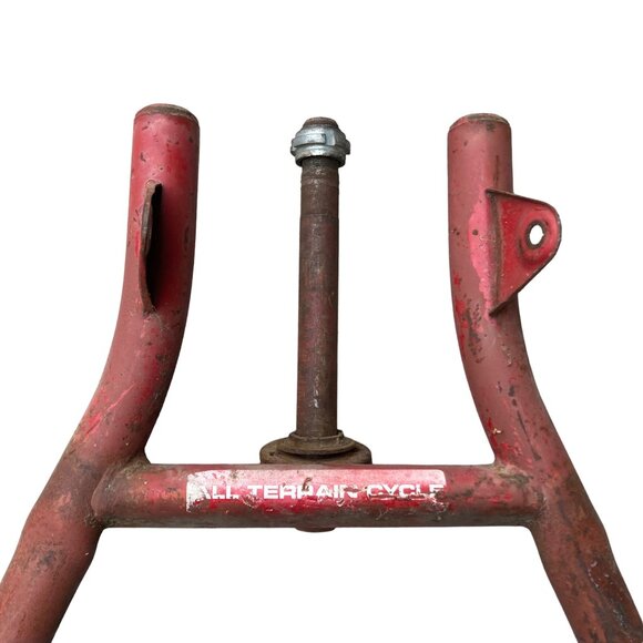 Vintage Honda ATC Front Forks ATV 3-Wheeler 1980's All Terrain Cycle Red - Picture 2 of 4